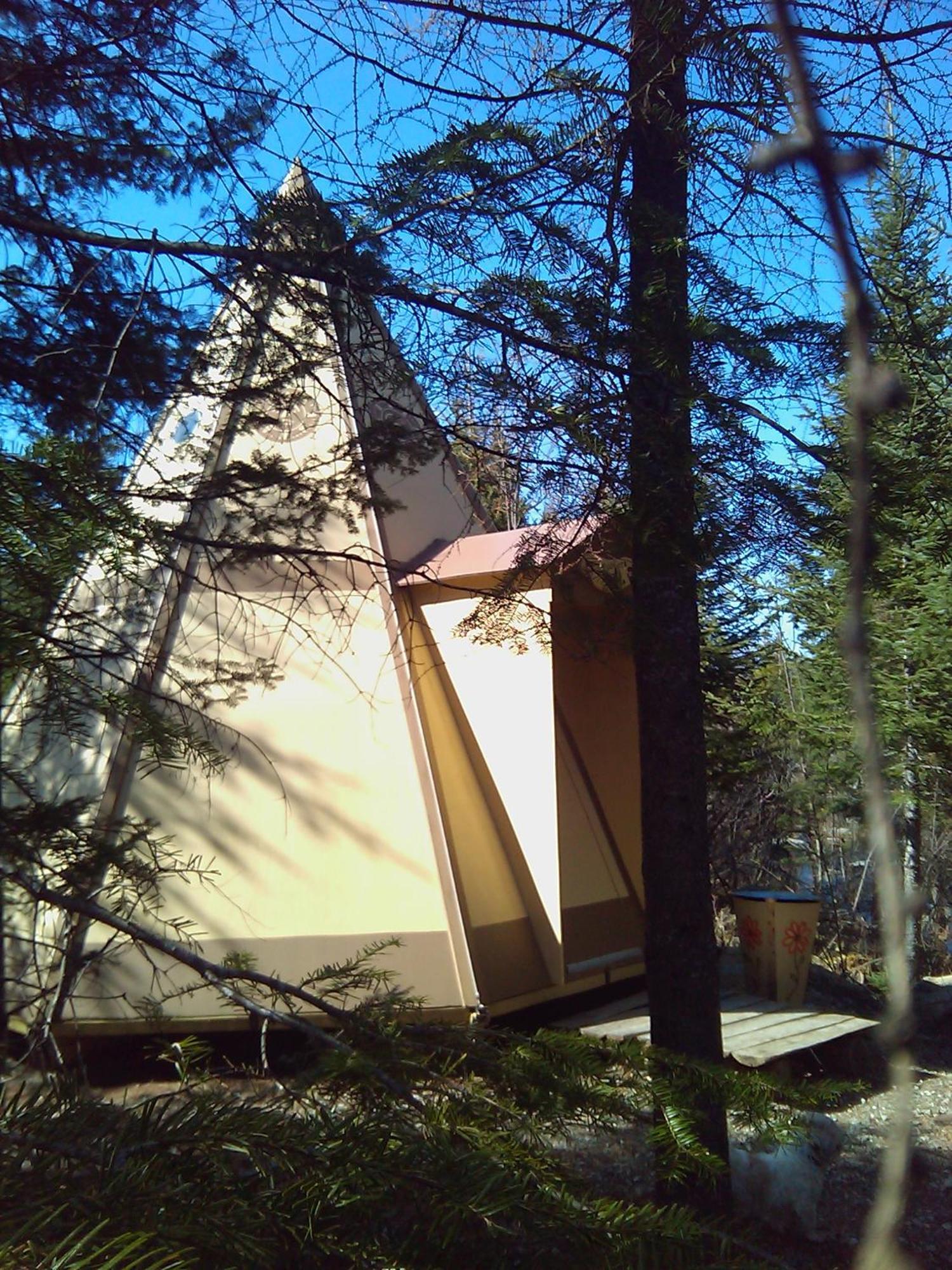 Villa Aux Tipis de la Rivière Sauvage Saint Romain Esterno foto