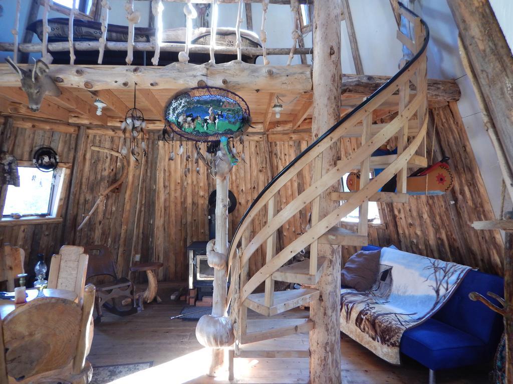 Villa Aux Tipis de la Rivière Sauvage Saint Romain Esterno foto