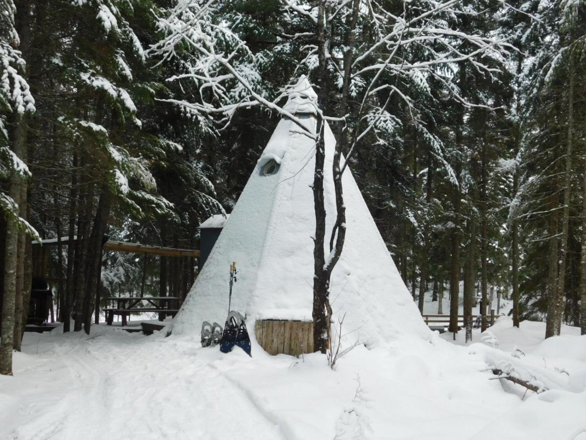 Villa Aux Tipis de la Rivière Sauvage Saint Romain Esterno foto
